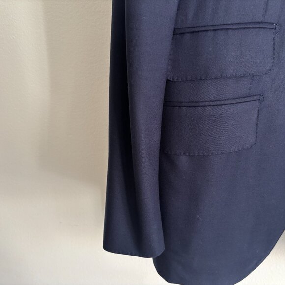 Tom Ford Peak Lapel O Connor Navy Sport Coat/ Blazer, Surgeon's Cuffs - 38 - Picture 7 of 15
